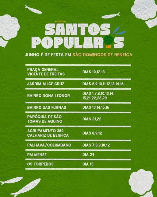 Santos Populares em São Domingos de Benfica