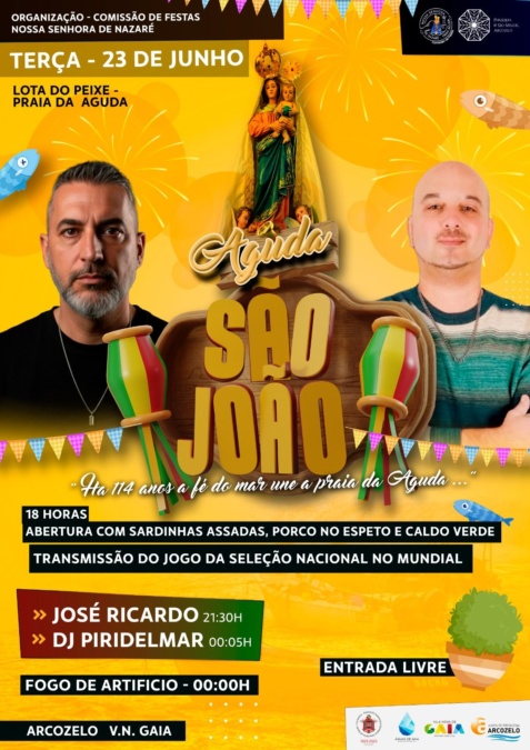 São João na Praia da Aguda