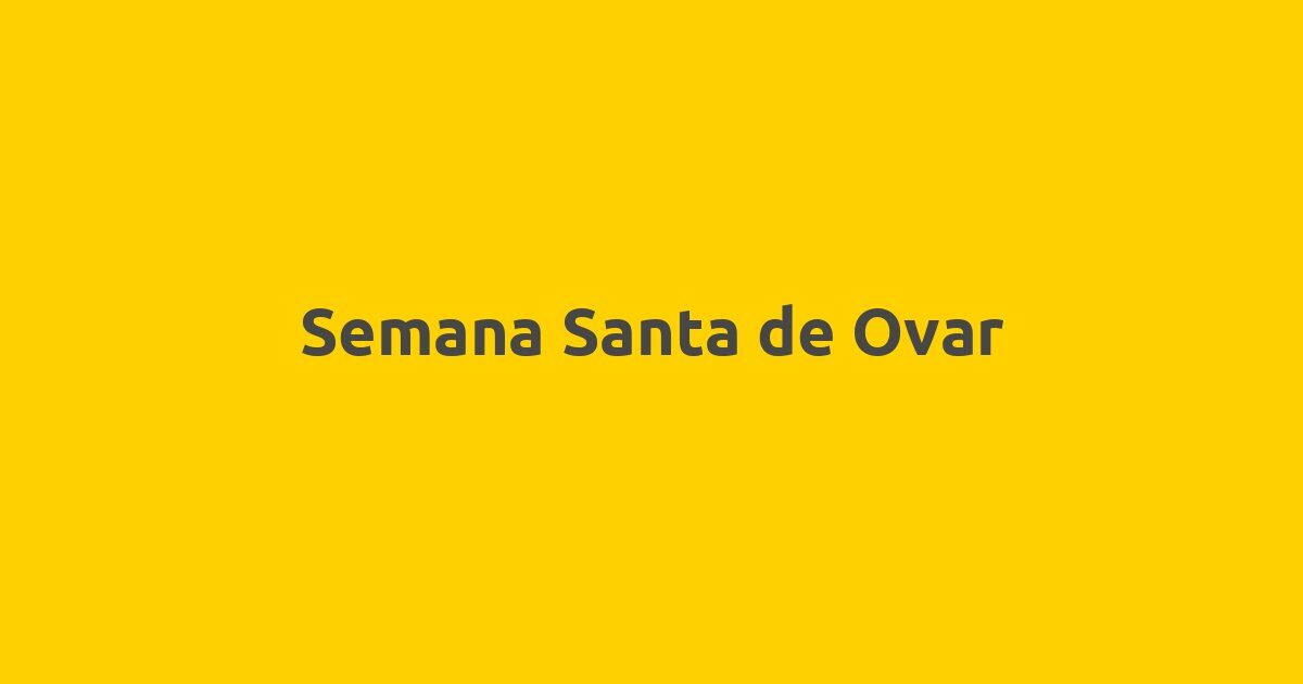 Semana Santa de Ovar