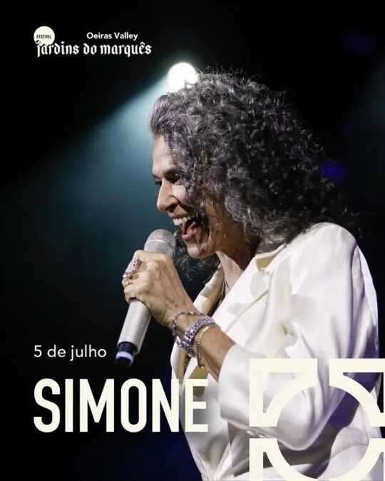 Simone no Festival Jardins do Marquês