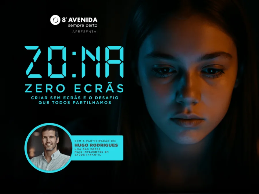 8ª Avenida promove “Zona Zero Ecrãs” para consciencializar sobre os riscos do uso excessivo de ecrãs na infância
