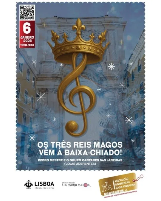 Os Três Reis Magos vem a Baixa Chiado