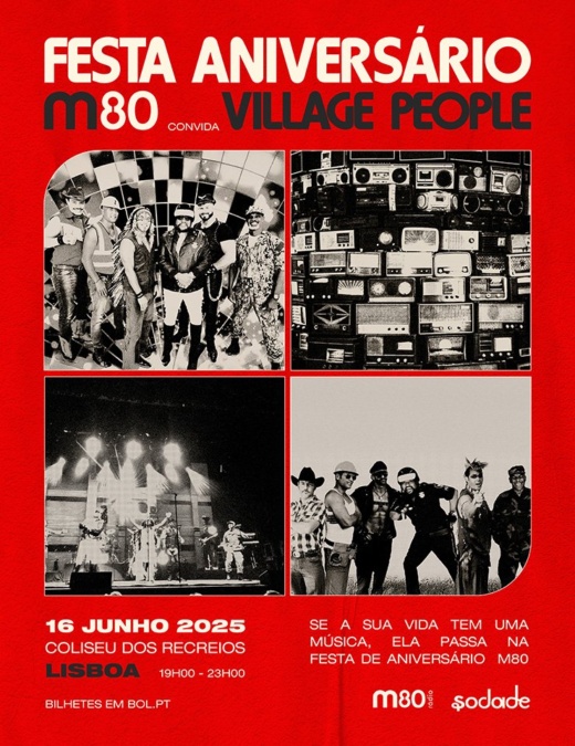 Fesa de Aniversário M80 com Village People