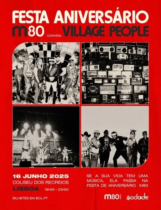 Fesa de Aniversário M80 com Village People