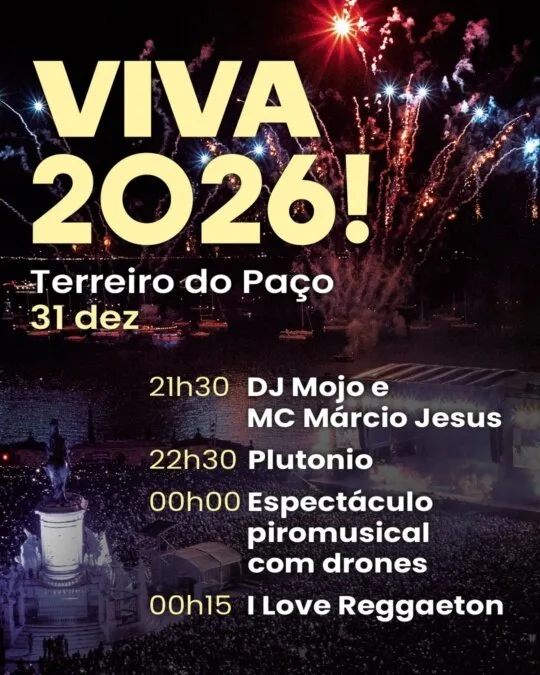 Passagem de Ano no Terreiro do Paço – Viva 2026!