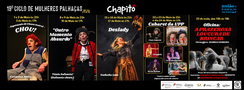 CICLO DE MULHERES PALHAÇAS DO CHAPITÔ