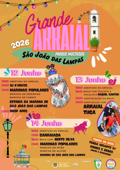 GRANDE ARRAIAL POPULAR E MARCHA DE SÃO JOÃO DAS LAMPAS