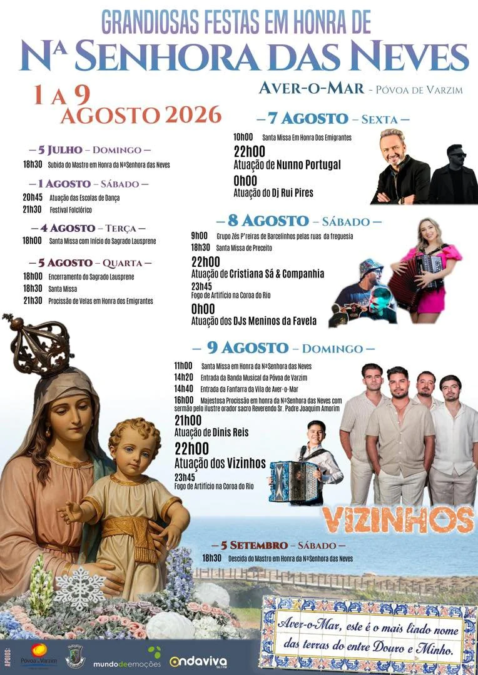Festa em honra de Nossa Senhora das Neves – Aver-o-Mar