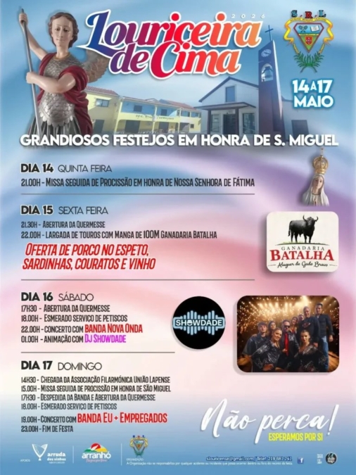 Festa em honra de S. Miguel – Louriceira de Cima