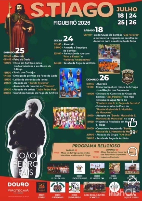 Festa em honra de S. Tiago – Figueiró