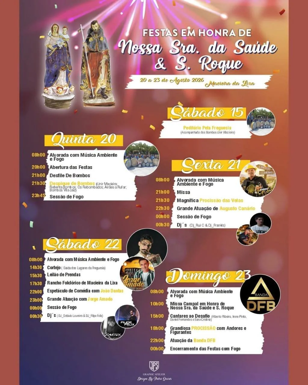 Festas em honra de Nossa Sra. da Saúde & S. Roque – Macieira da Lixa
