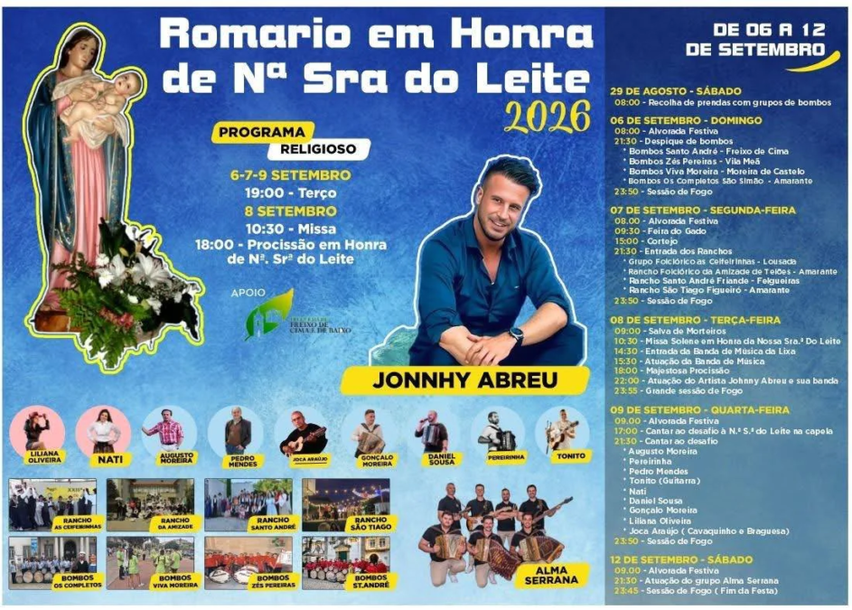 Romaria em Honra de Nossa Senhora do Leite – Freixo de Cima e de Baixo