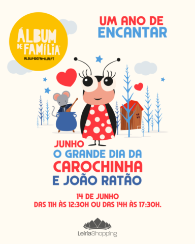 Leiriashopping convida crianças e famílias a entrarem no universo de “A Carochinha e o João Ratão” com ateliers criativos gratuitos