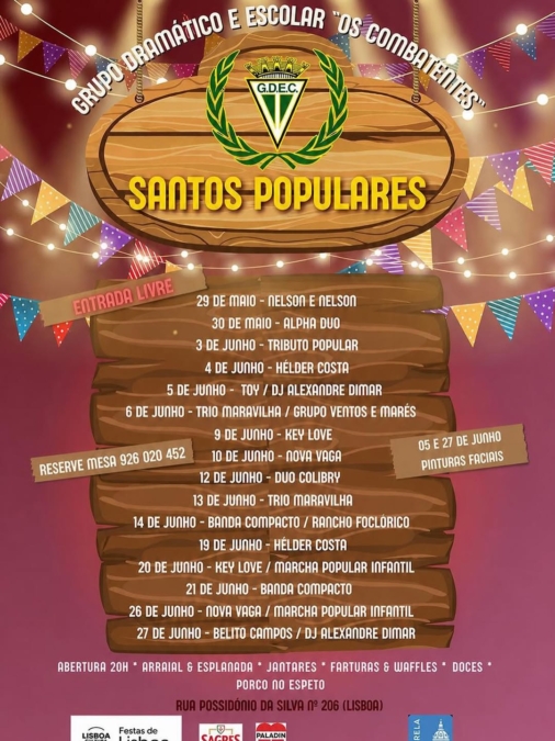 Arraial dos Santos Populares – GDE Combatentes