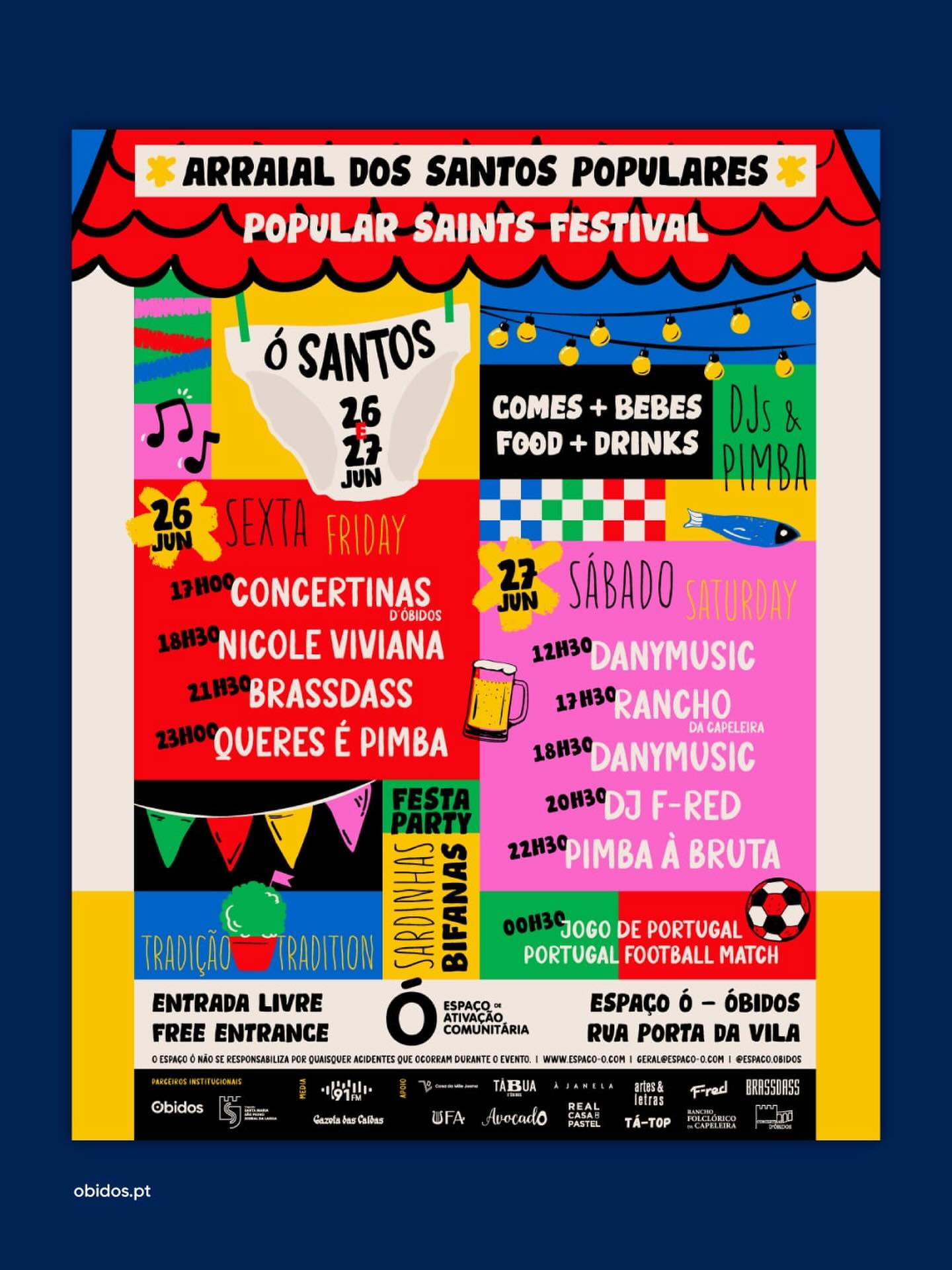 Arraial dos Santos Populares no Espaço Ó
