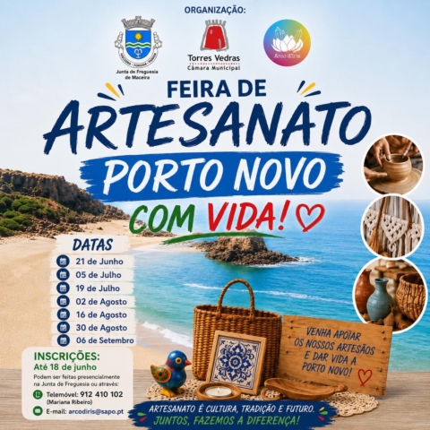 Feira de Artesanato Porto Novo com vida