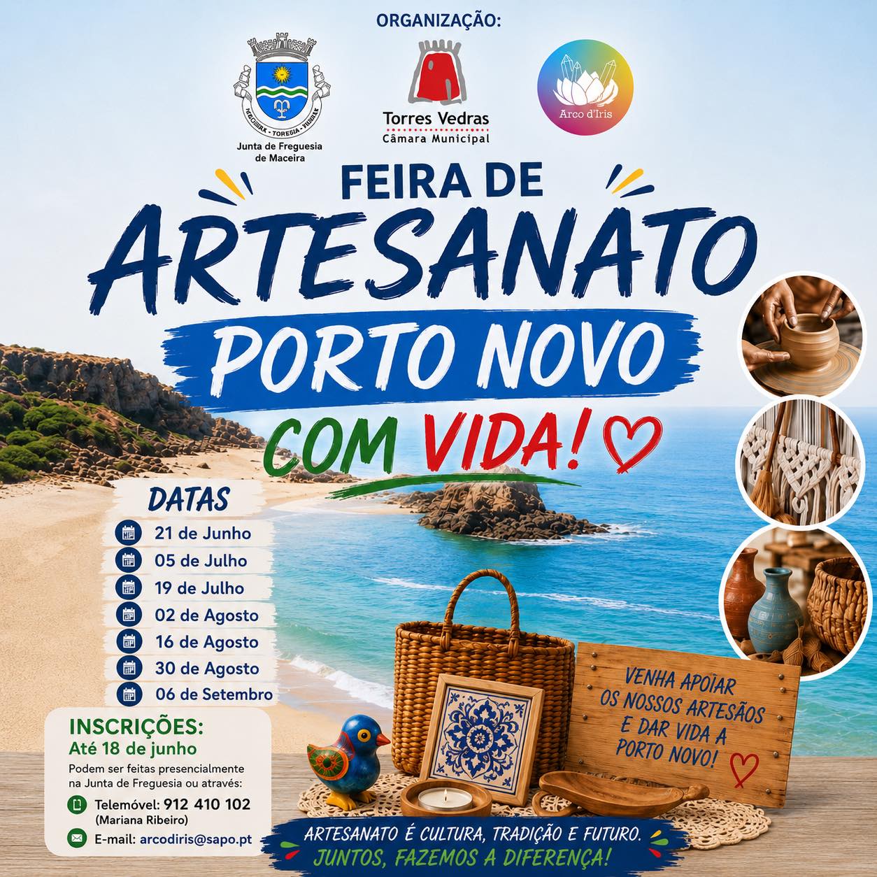 Feira de Artesanato Porto Novo com vida