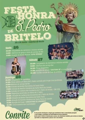 Festa em honra de S. Pedro – Britelo