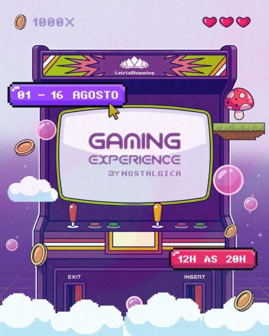 LeiriaShopping volta a receber a Gaming Experience e exposição sobre “A História dos Videojogos”