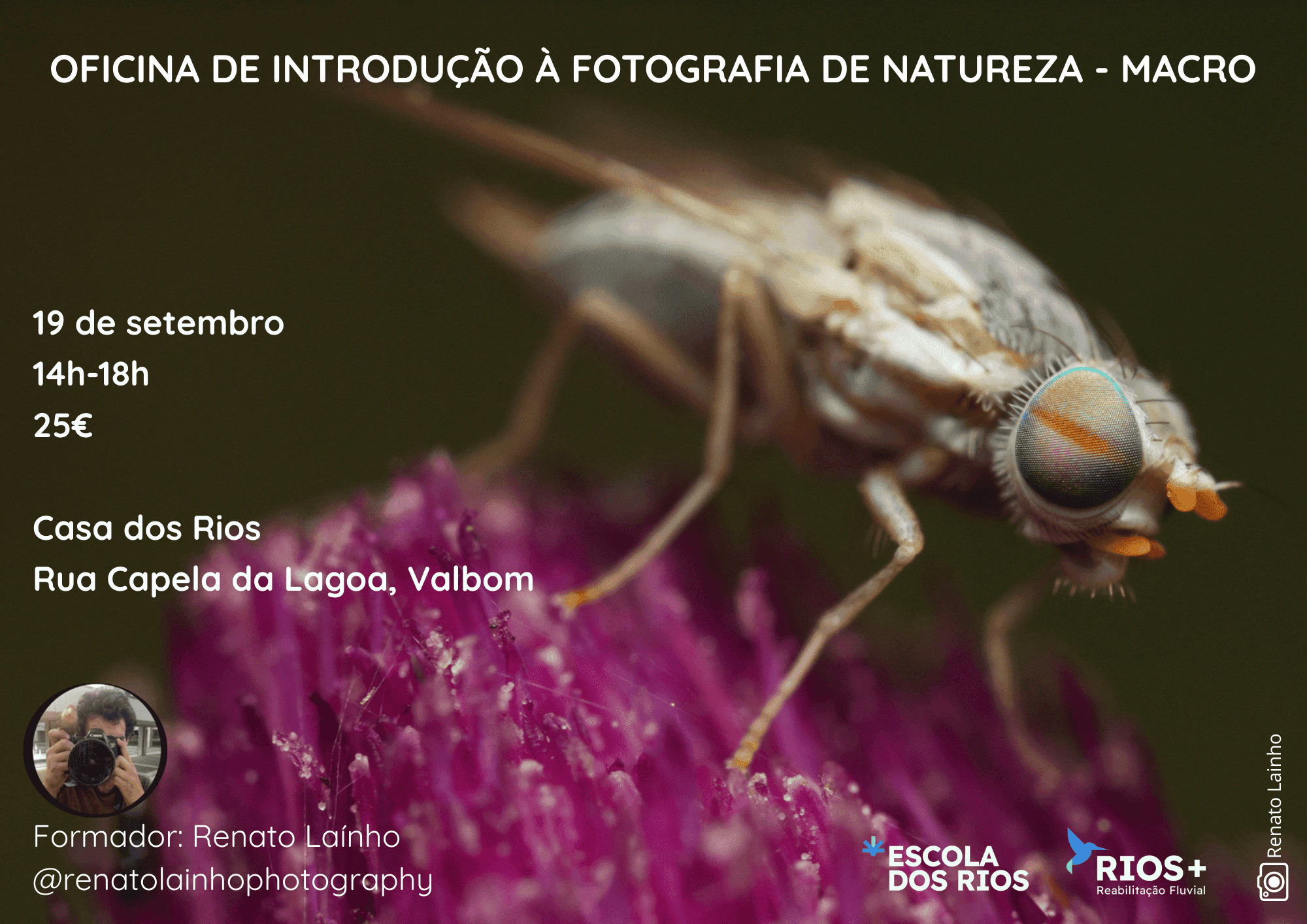 Oficina de Introdução à Fotografia de Natureza – macro