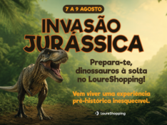 Dinossauros invadem o LoureShopping