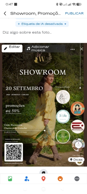 Showroom Wild Weaves & Knots — Moda, Artesanato e Promoções