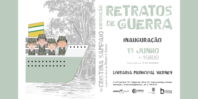 Exposição ‘Retratos de Guerra: Desenhos de Cristina Sampaio’