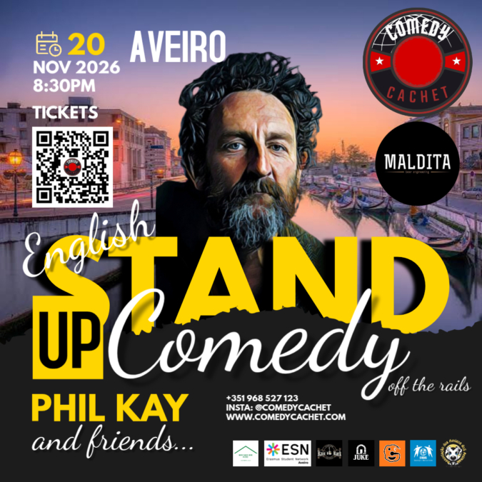 English Stand Up Comedy – PHIL KAY – Live in Aveiro