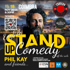 English Stand Up Comedy – PHIL KAY – Live in Coimbra