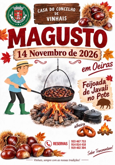 Magusto na Casa do Concelho de Vinhais