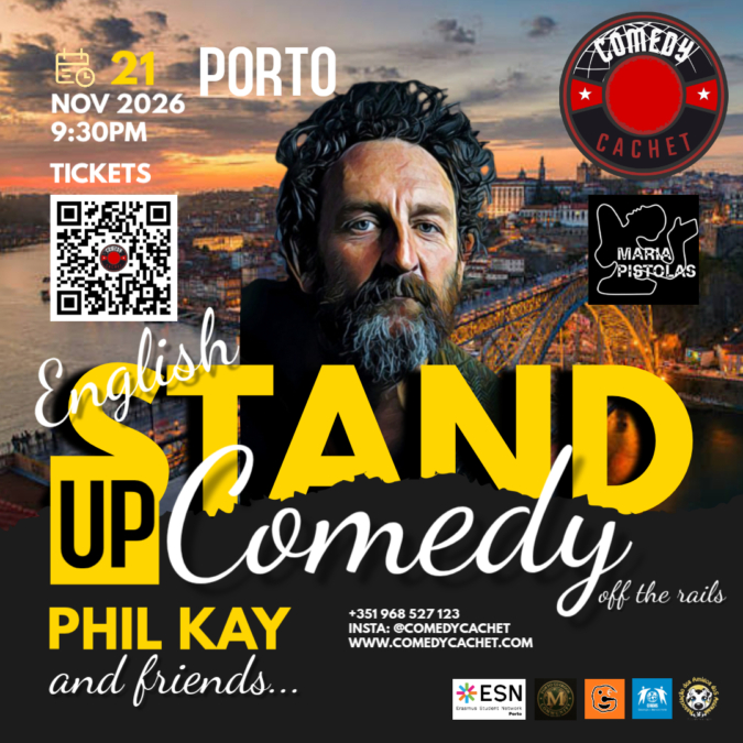 English Stand Up Comedy – PHIL KAY – Live in Porto