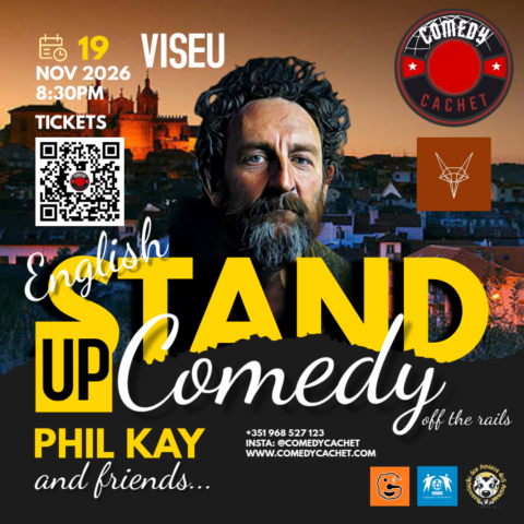 English Stand Up Comedy – PHIL KAY – Live in Viseu