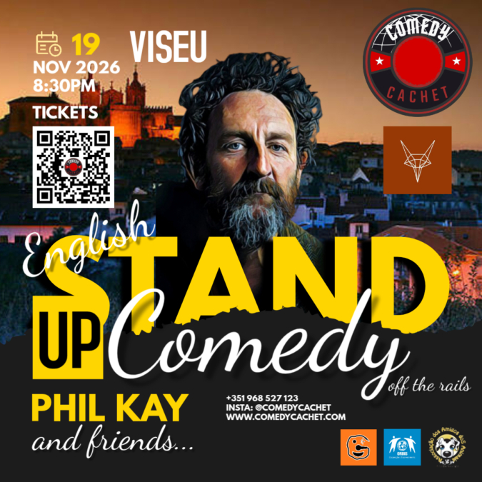 English Stand Up Comedy – PHIL KAY – Live in Viseu